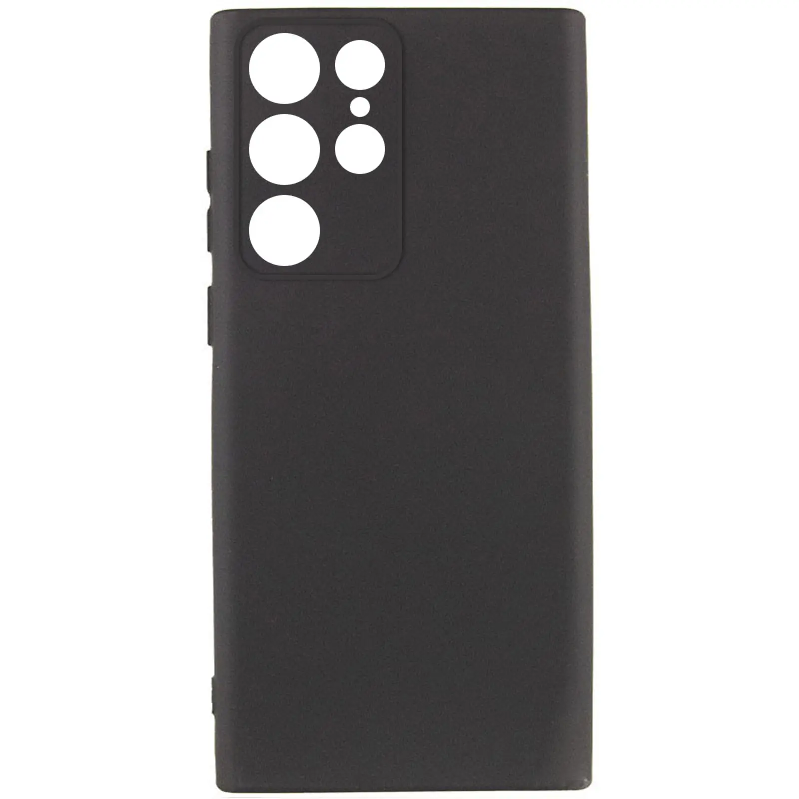 Чохол Silicone Cover Ummi Lakshmi Full Camera (AA) для Samsung Galaxy S23 Ultra, Чорний / Black 1, Силікон, купити оптом з доставкою