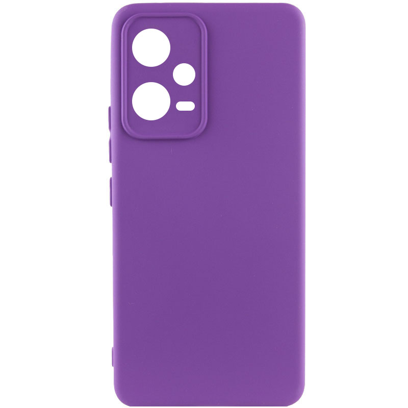 Чехол Silicone Cover Ummi Lakshmi Full Camera (AA) для Xiaomi Poco X5 5G / Note 12 5G, Фиолетовый / Purple, Силикон, купить оптом с доставкой