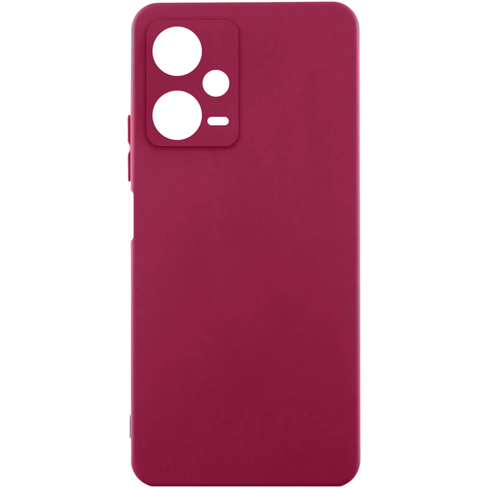 Чехол Silicone Cover Ummi Lakshmi Full Camera (AA) для Xiaomi Redmi Note 12 Pro 5G, Бордовый / Marsala, Силикон, купить оптом с доставкой
