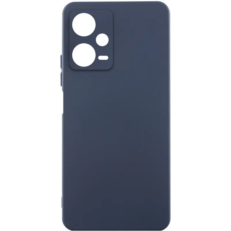Чехол Silicone Cover Ummi Lakshmi Full Camera (AA) для Xiaomi Redmi Note 12 Pro 5G, Синий / Midnight Blue, Силикон, купить оптом с доставкой