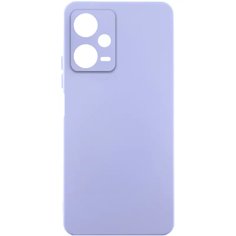 Чехол Silicone Cover Ummi Lakshmi Full Camera (AA) для Xiaomi Redmi Note 12 Pro 5G, Сиреневый / Dasheen, Силикон, купить оптом с доставкой