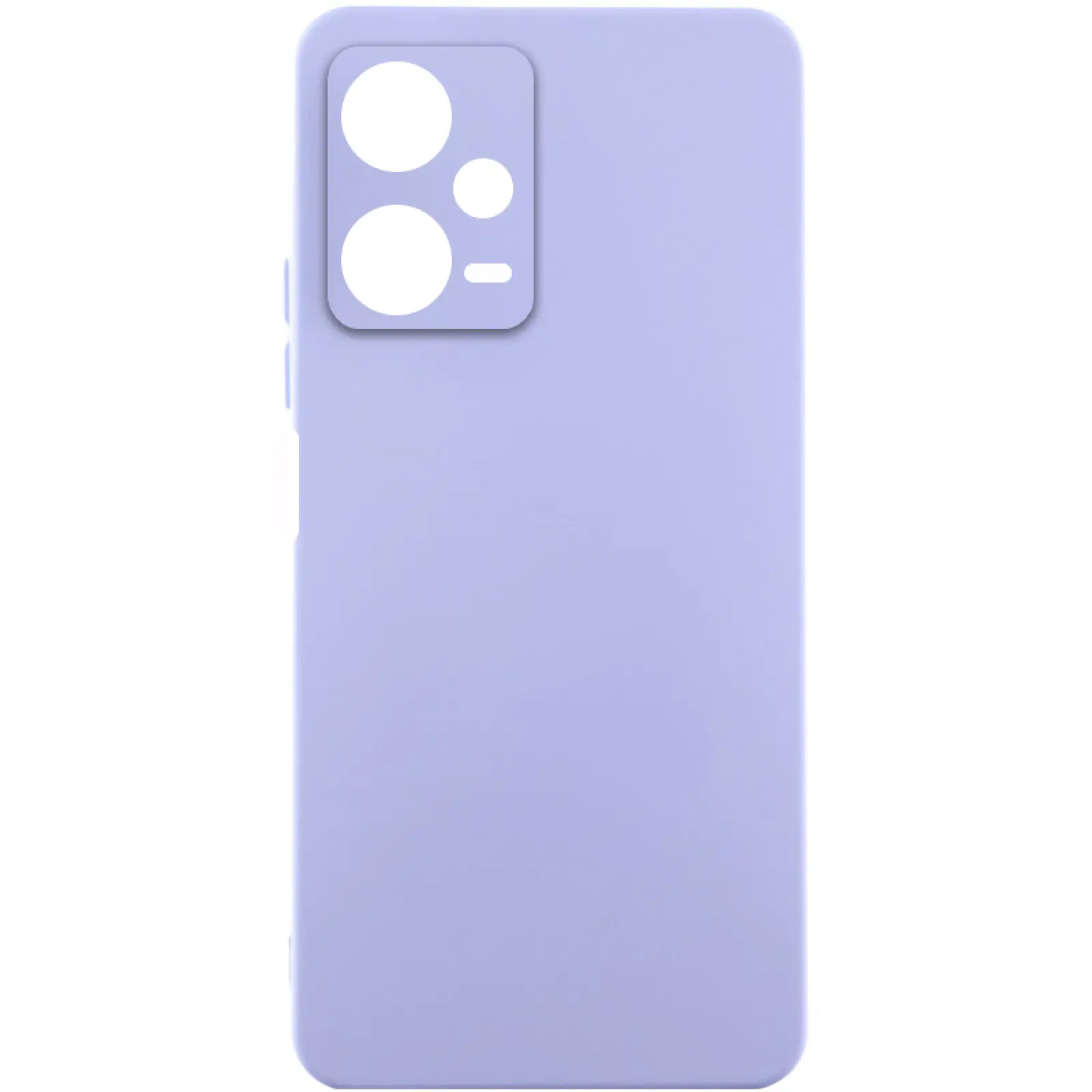 Чехол Silicone Cover Ummi Lakshmi Full Camera (AA) для Xiaomi Redmi Note 12 Pro 5G, Сиреневый / Dasheen, Силикон, купить оптом с доставкой