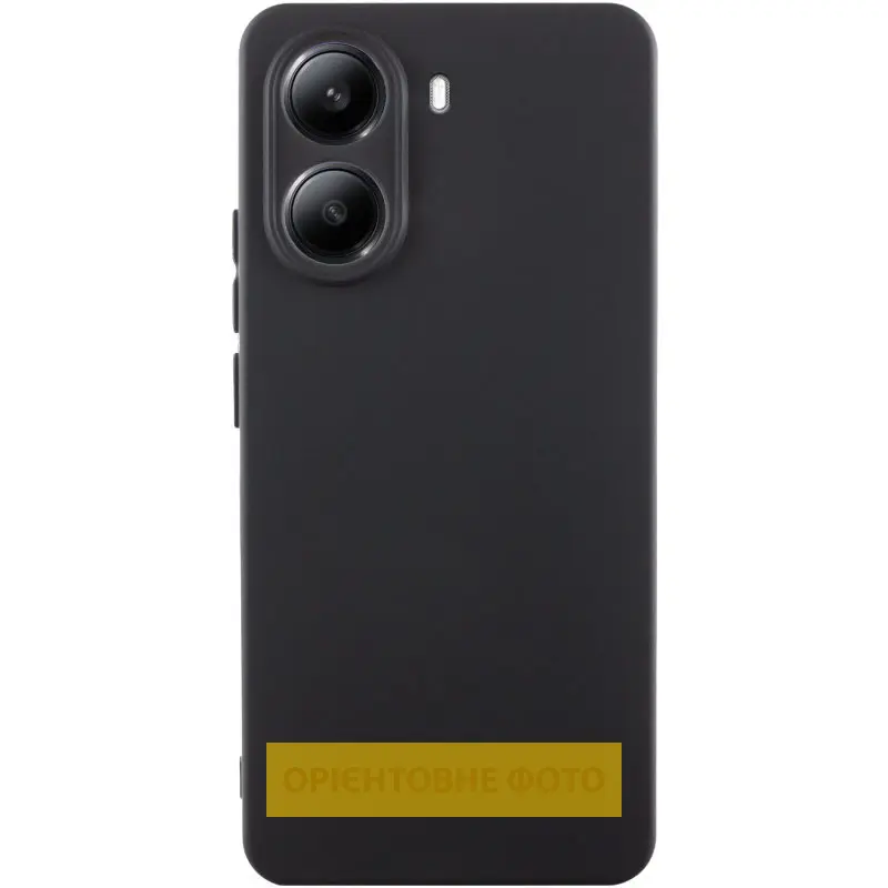 Чохол Silicone Cover Ummi Lakshmi Full Camera (AA) для Xiaomi Redmi Note 12 Pro+ 5G, Чорний / Black, Силікон, купити оптом з доставкою
