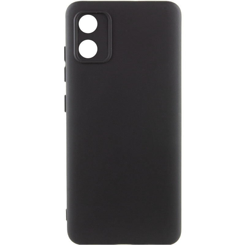 Чехол Silicone Cover Ummi Lakshmi Full Camera (AA) для Motorola Moto E13, Черный / Black, Силикон, купить оптом с доставкой