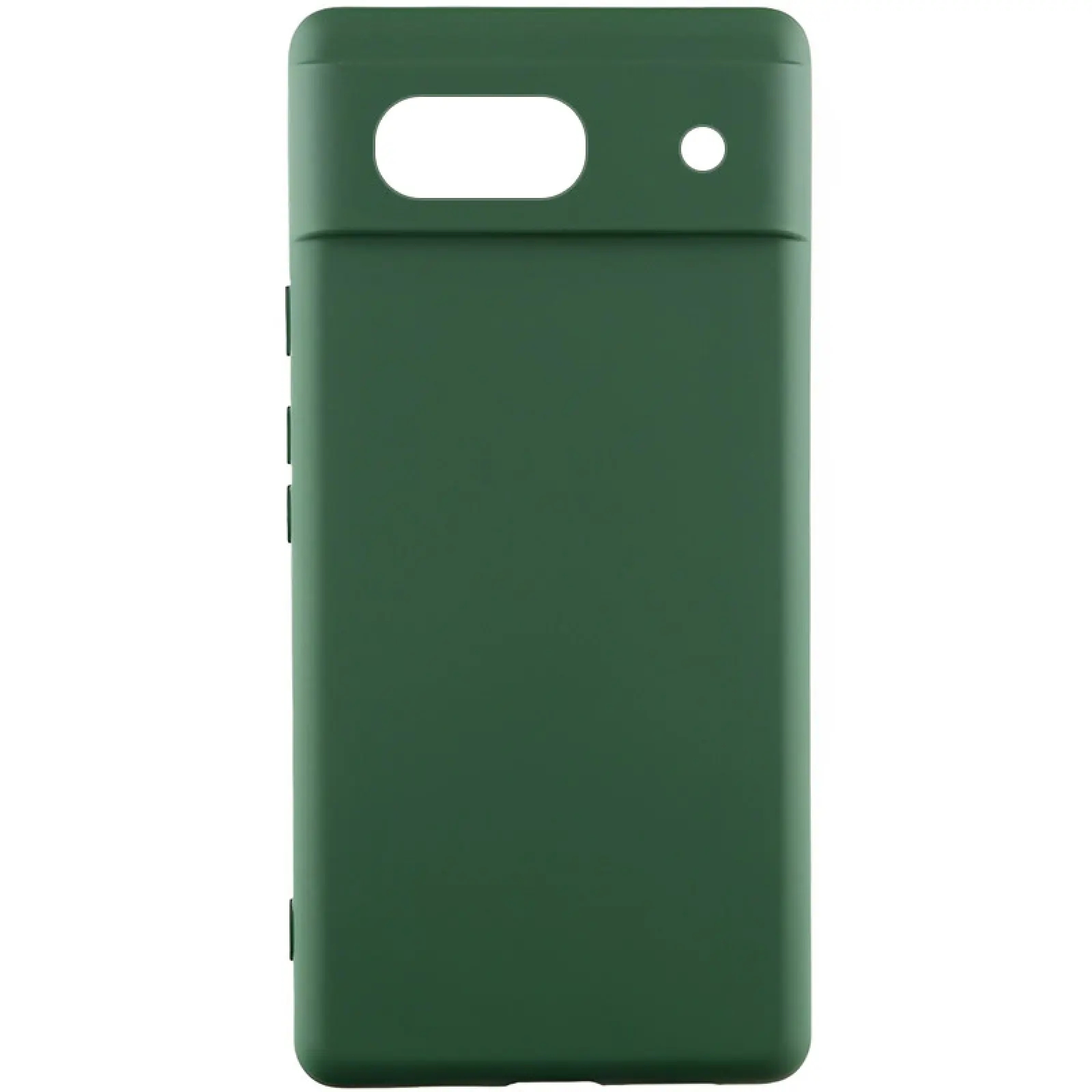 Чохол Silicone Cover Ummi Lakshmi Full Camera (AA) для Google Pixel 7a, Зелений / Dark green, Силікон, купити оптом з доставкою
