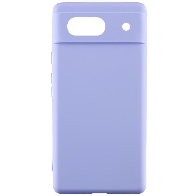 Чохол Silicone Cover Lakshmi Full Camera (AA) для Google Pixel 7a | Мікрофібра на малюнкі №1