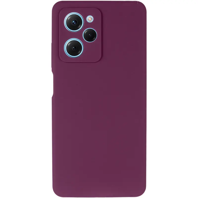 Чехол Silicone Cover Ummi Lakshmi Full Camera (AA) для Xiaomi Poco X5 Pro 5G, Бордовый / Marsala 1, Силикон, купить оптом с доставкой