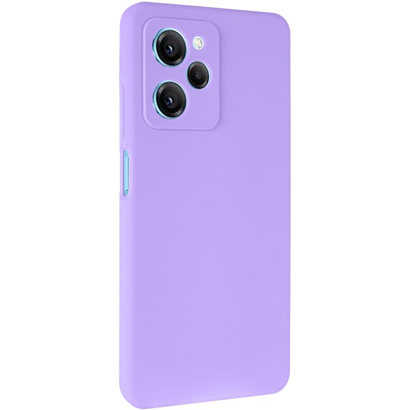 Чохол Silicone Cover Lakshmi Full Camera (AA) для Xiaomi Poco X5 Pro 5G | Мікрофібра на малюнкі №1