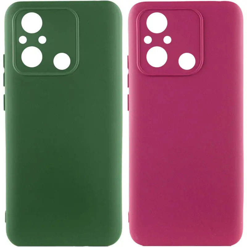 Чехол Silicone Cover Ummi Lakshmi Full Camera (AA) для Xiaomi Redmi 12C / Poco C55, Силикон, купить оптом с доставкой
