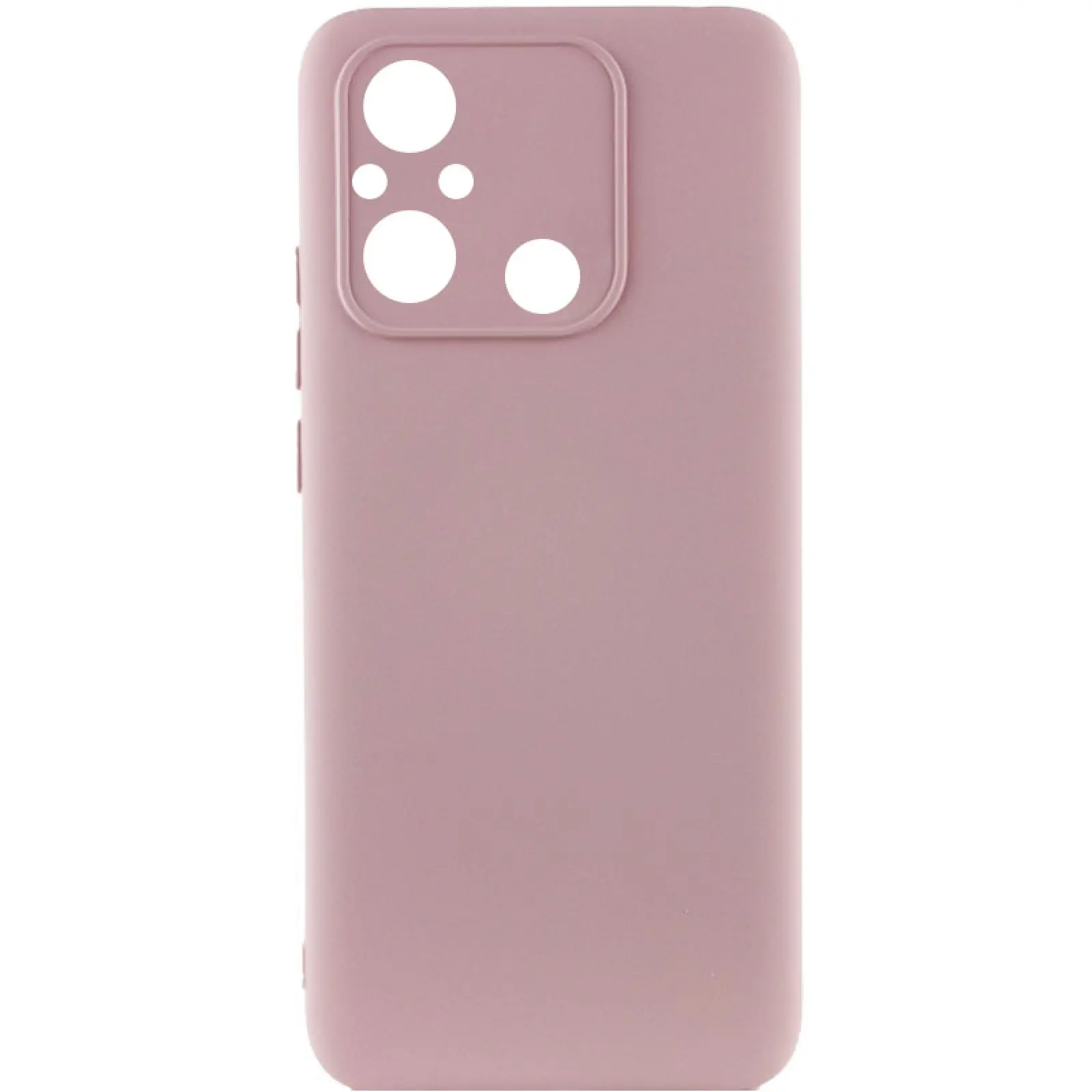 Чехол Silicone Cover Ummi Lakshmi Full Camera (AA) для Xiaomi Redmi 12C / Poco C55, Розовый / Pink Sand, Силикон, купить оптом с доставкой