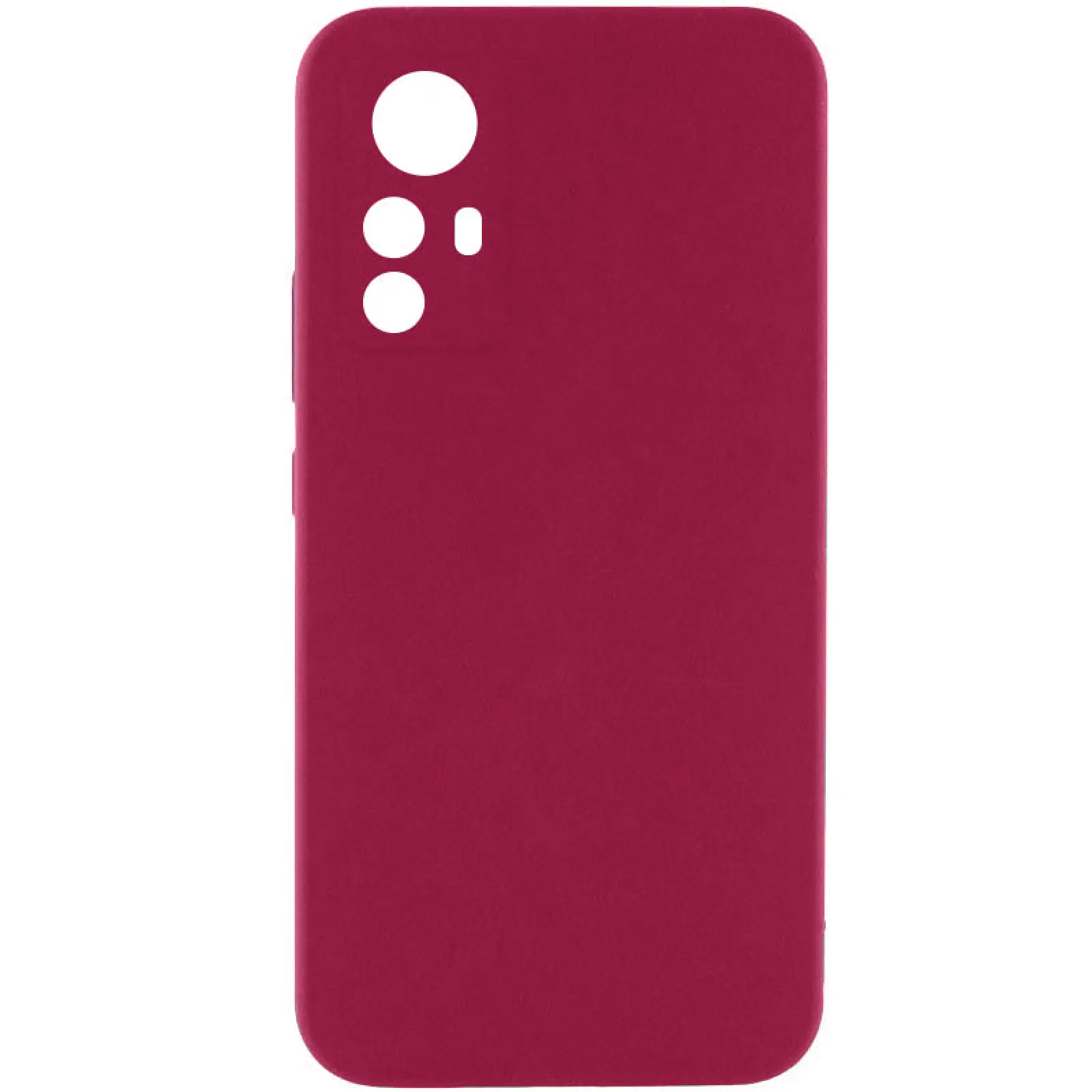 Чохол Silicone Cover Ummi Lakshmi Full Camera (AA) для Xiaomi Redmi Note 12S, Бордовий / Marsala, Силікон, купити оптом з доставкою