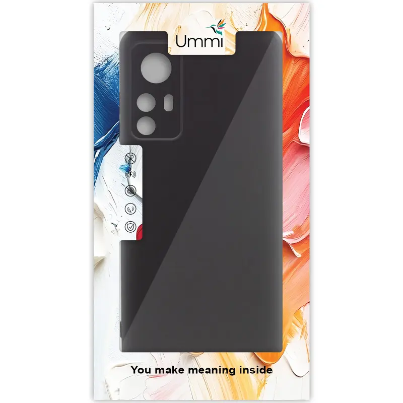 Чехол Silicone Cover Ummi Lakshmi Full Camera (AA) для Xiaomi Redmi Note 12S, Черный / Black 1, Силикон, купить оптом с доставкой