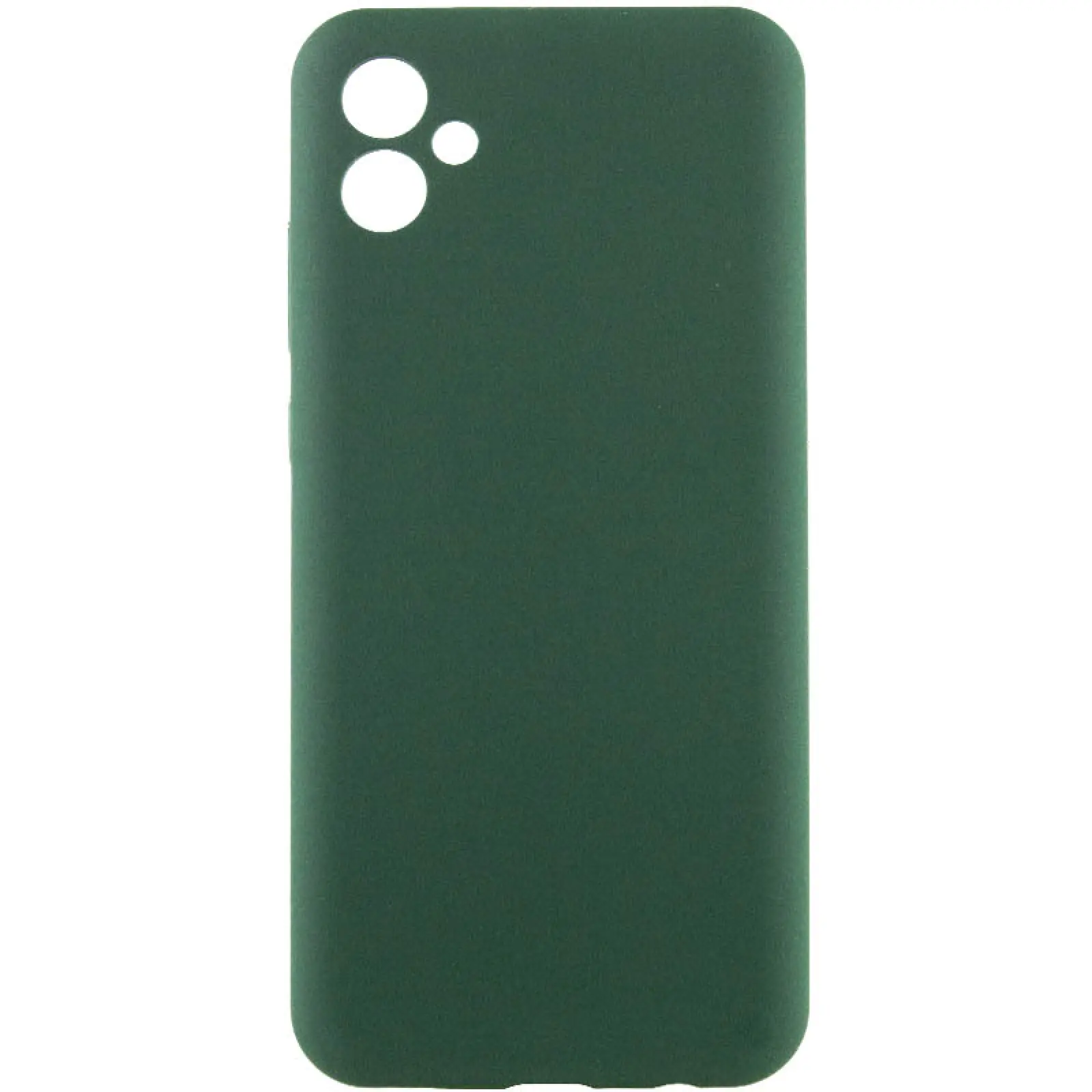 Чехол Silicone Cover Ummi Lakshmi Full Camera (AA) для Samsung Galaxy A05, Зеленый / Dark green, Силикон, купить оптом с доставкой
