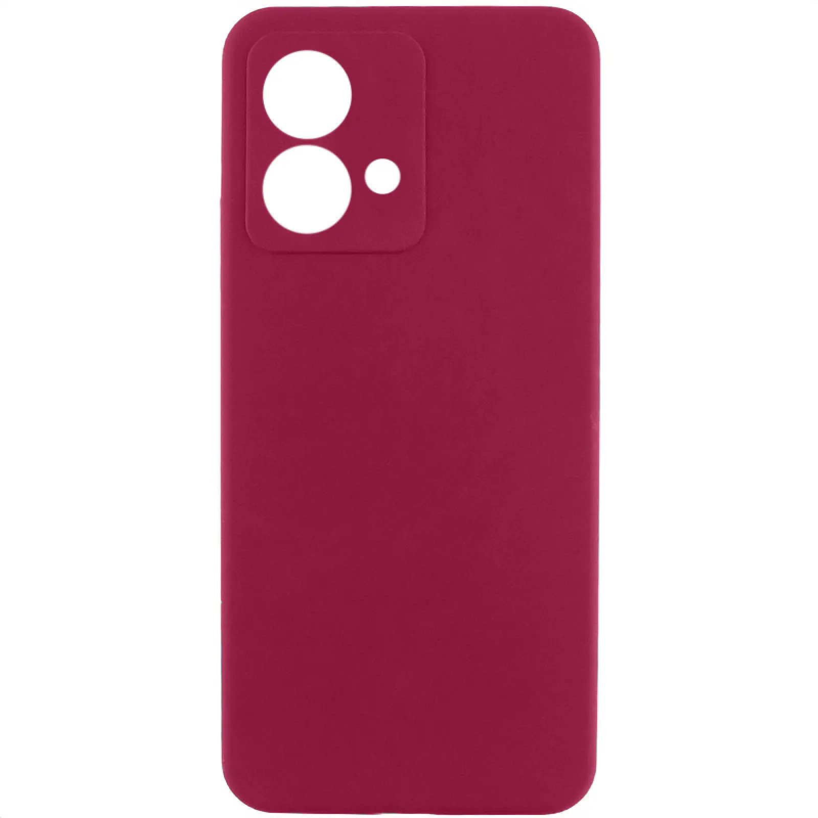 Чехол Silicone Cover Ummi Lakshmi Full Camera (AA) для Motorola Moto G84, Бордовый / Marsala, Силикон, купить оптом с доставкой