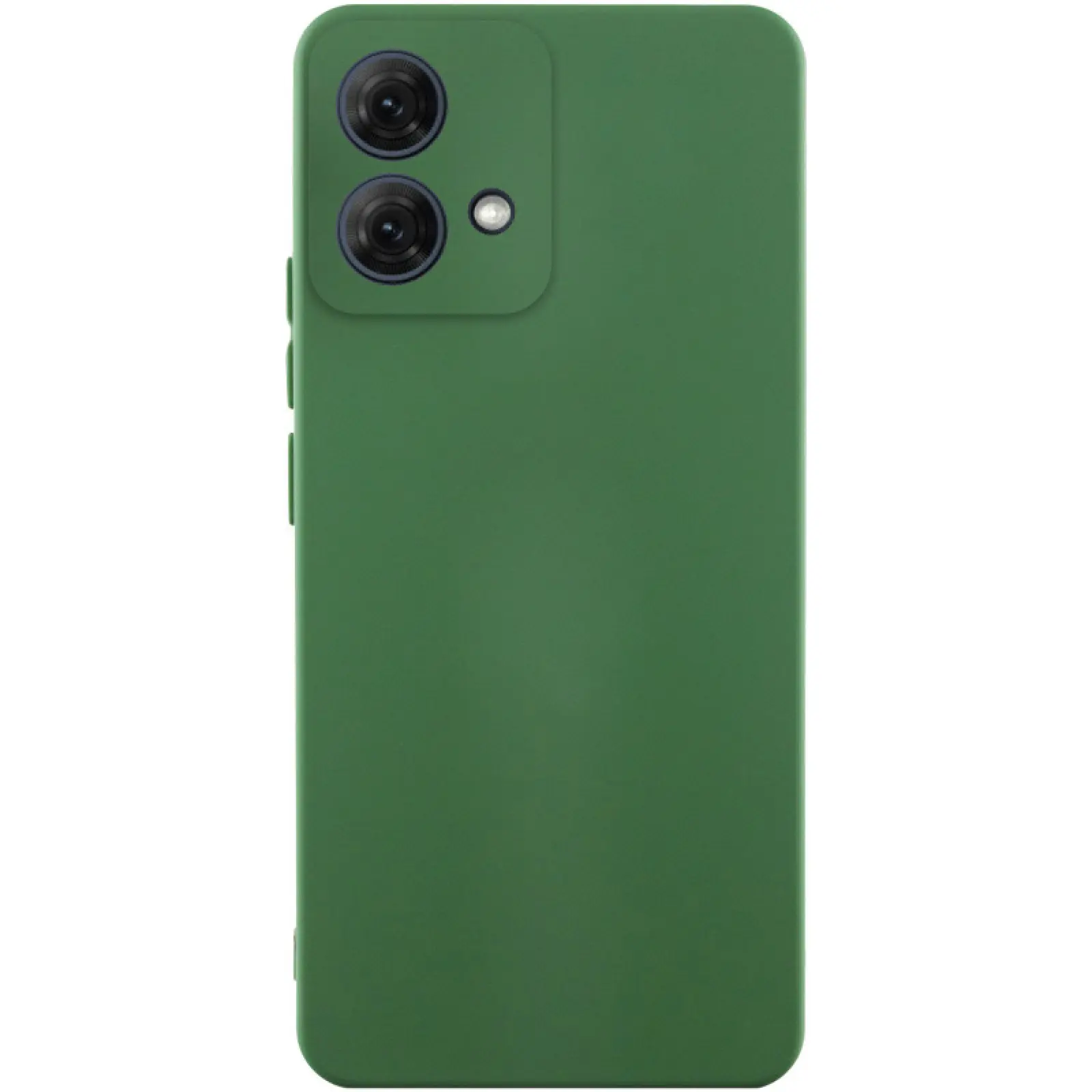 Чехол Silicone Cover Ummi Lakshmi Full Camera (AA) для Motorola Moto G84, Зеленый / Dark green, Силикон, купить оптом с доставкой
