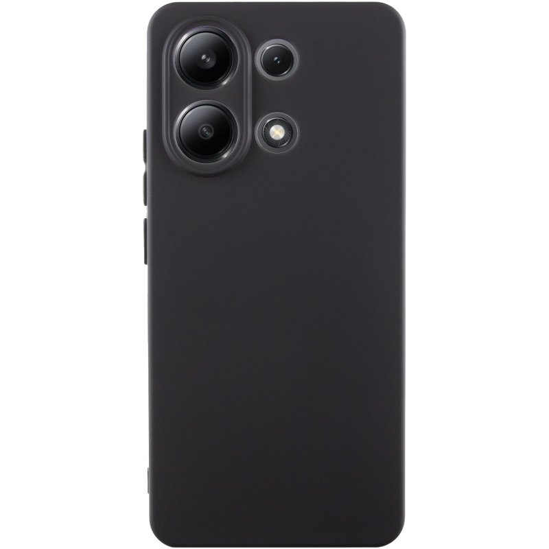 Чехол Silicone Cover Ummi Lakshmi Full Camera (AA) для Xiaomi Redmi Note 13 5G, Черный / Black, Силикон, купить оптом с доставкой