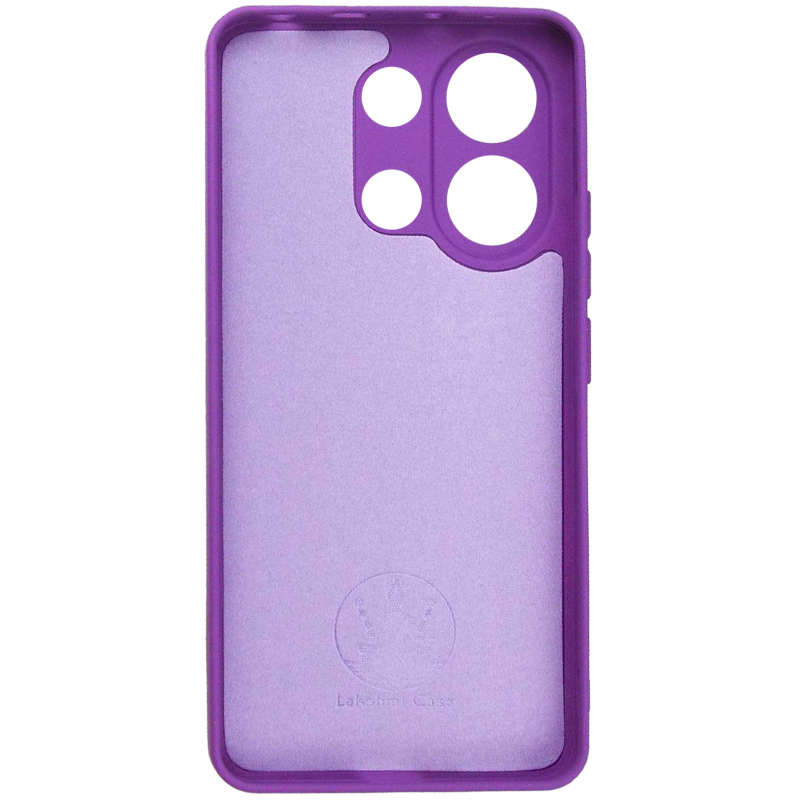 Чехол Silicone Cover Ummi Lakshmi Full Camera (AA) для Xiaomi Redmi Note 13 5G, Фиолетовый / Purple 1, Силикон, купить оптом с доставкой