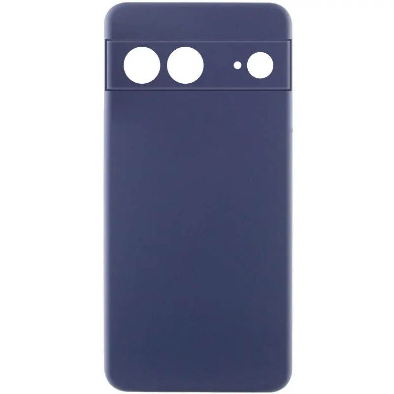 Чехол Silicone Cover Ummi Lakshmi Full Camera (AA) для Google Pixel 8, Синий / Midnight Blue, Силикон, купить оптом с доставкой
