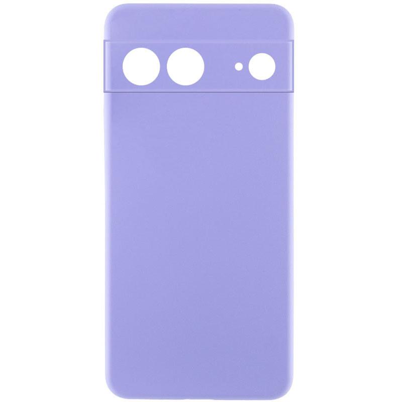 Чохол Silicone Cover Lakshmi Full Camera (AA) для Google Pixel 8 | Мікрофібра на малюнкі №1