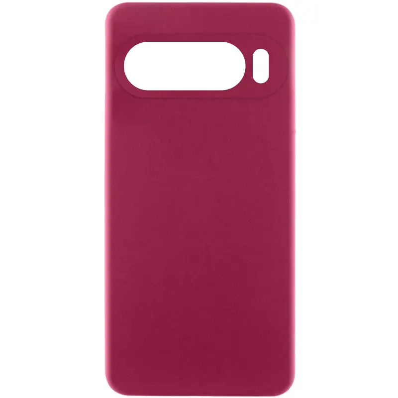 Чехол Silicone Cover Ummi Lakshmi Full Camera (AA) для Google Pixel 8 Pro, Бордовый / Marsala, Силикон, купить оптом с доставкой