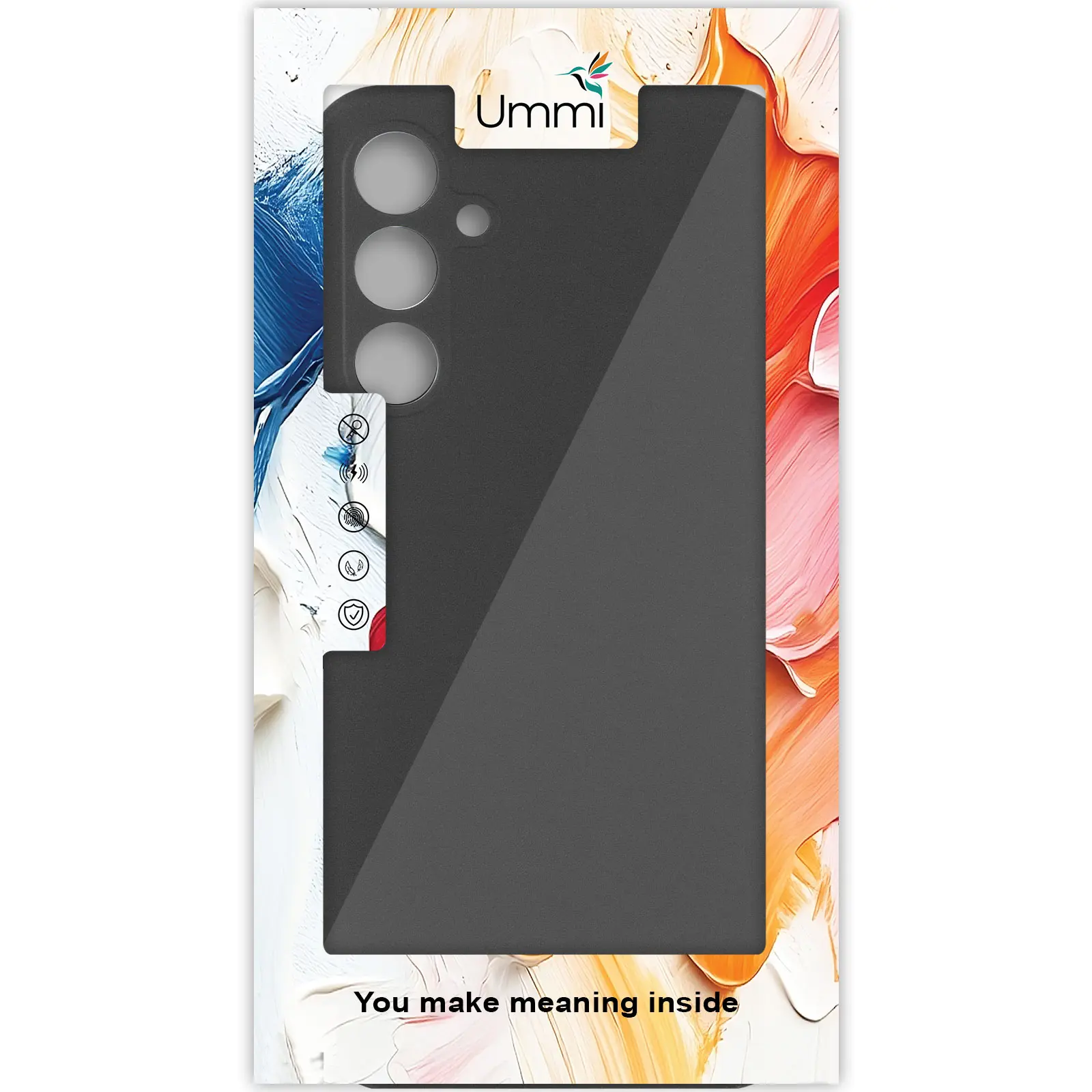 Чохол Silicone Cover Ummi Lakshmi Full Camera (AA) для Samsung Galaxy S24, Чорний / Black 2, Силікон, купити оптом з доставкою
