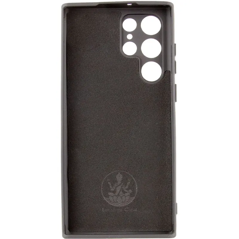 Чохол Silicone Cover Ummi Lakshmi Full Camera (AA) для Samsung Galaxy S24 Ultra, Чорний / Black 2, Силікон, купити оптом з доставкою