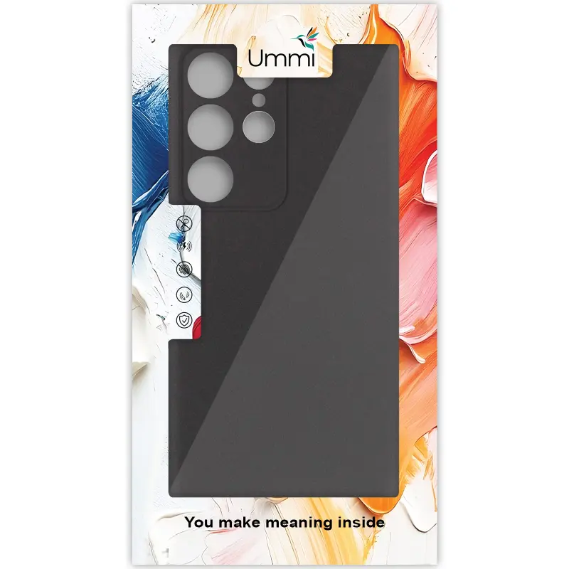 Чохол Silicone Cover Ummi Lakshmi Full Camera (AA) для Samsung Galaxy S24 Ultra, Чорний / Black 3, Силікон, купити оптом з доставкою