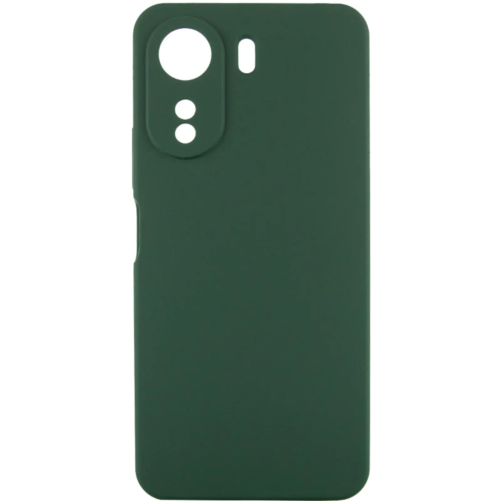 Чехол Silicone Cover Ummi Lakshmi Full Camera (AA) для Xiaomi Redmi 13C, Зеленый / Dark green, Силикон, купить оптом с доставкой