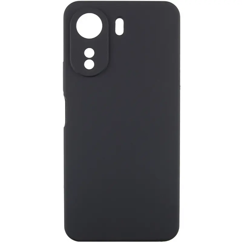 Чохол Silicone Cover Ummi Lakshmi Full Camera (AA) для Xiaomi Redmi 13C, Чорний / Black, Силікон, купити оптом з доставкою