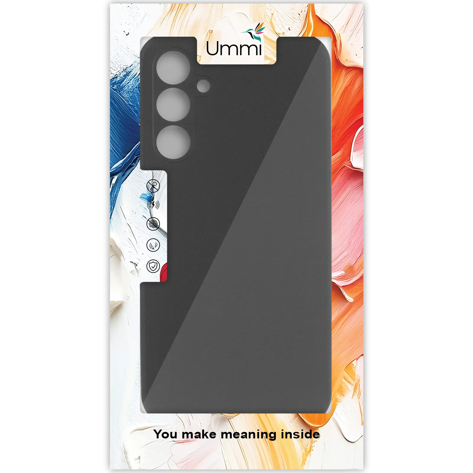 Чохол Silicone Cover Ummi Lakshmi Full Camera (AA) для Samsung Galaxy A15 4G/5G / M15 5G, Чорний / Black 2, Силікон, купити оптом з доставкою