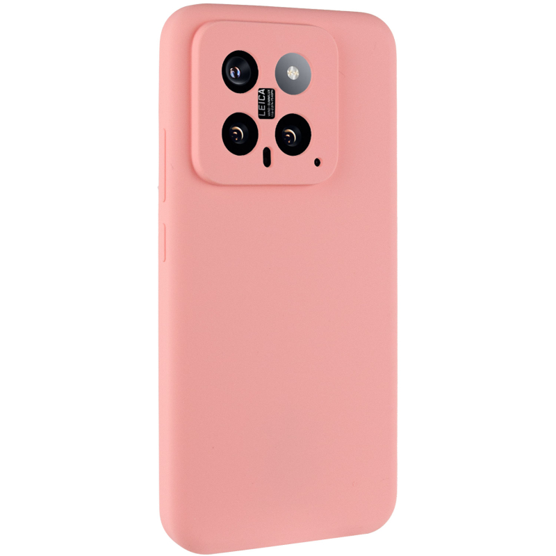 Чехол Silicone Cover Lakshmi Full Camera (AA) для Xiaomi 14 | Микрофибра на картинке №1