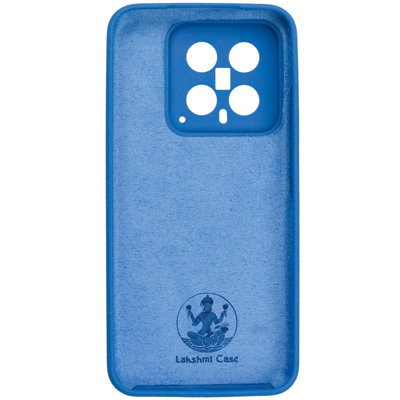 Чехол Silicone Cover Ummi Lakshmi Full Camera (AA) для Xiaomi 14, Синий / Navy Blue 2, Силикон, купить оптом с доставкой