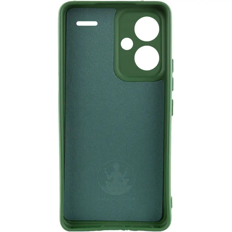 Чехол Silicone Cover Ummi Lakshmi Full Camera (AA) для Xiaomi Redmi Note 13 Pro+, Зеленый / Dark green 1, Силикон, купить оптом с доставкой