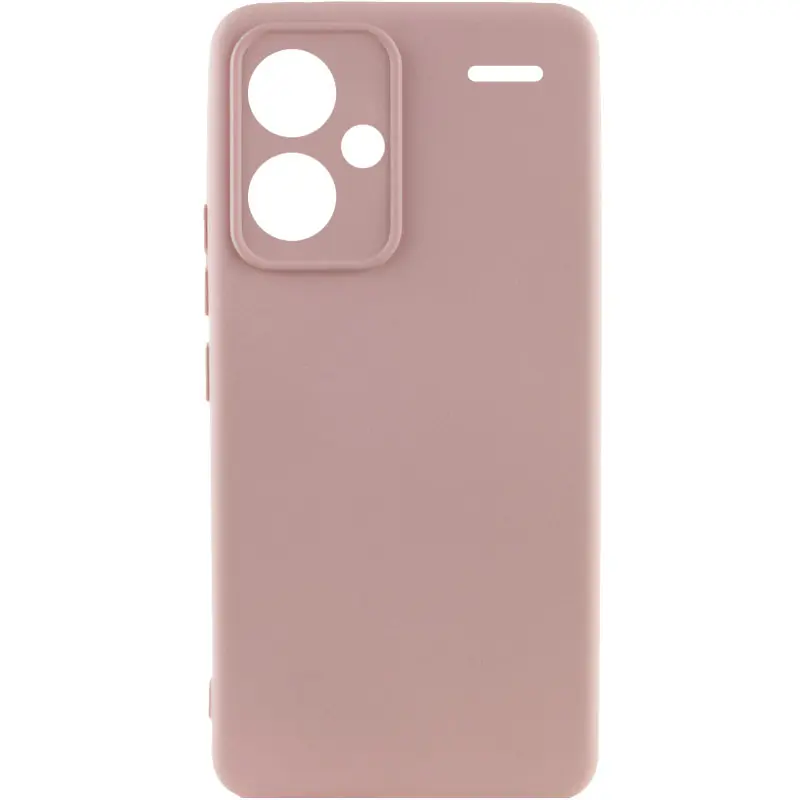 Чехол Silicone Cover Ummi Lakshmi Full Camera (AA) для Xiaomi Redmi Note 13 Pro+, Розовый / Pink Sand, Силикон, купить оптом с доставкой