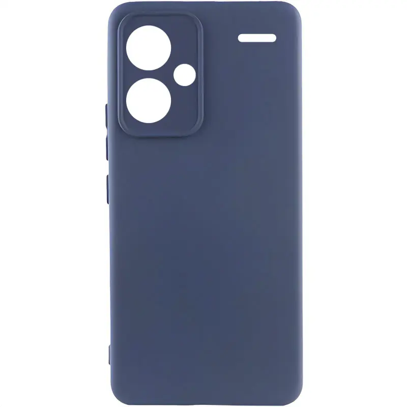 Чехол Silicone Cover Ummi Lakshmi Full Camera (AA) для Xiaomi Redmi Note 13 Pro+, Синий / Midnight Blue, Силикон, купить оптом с доставкой