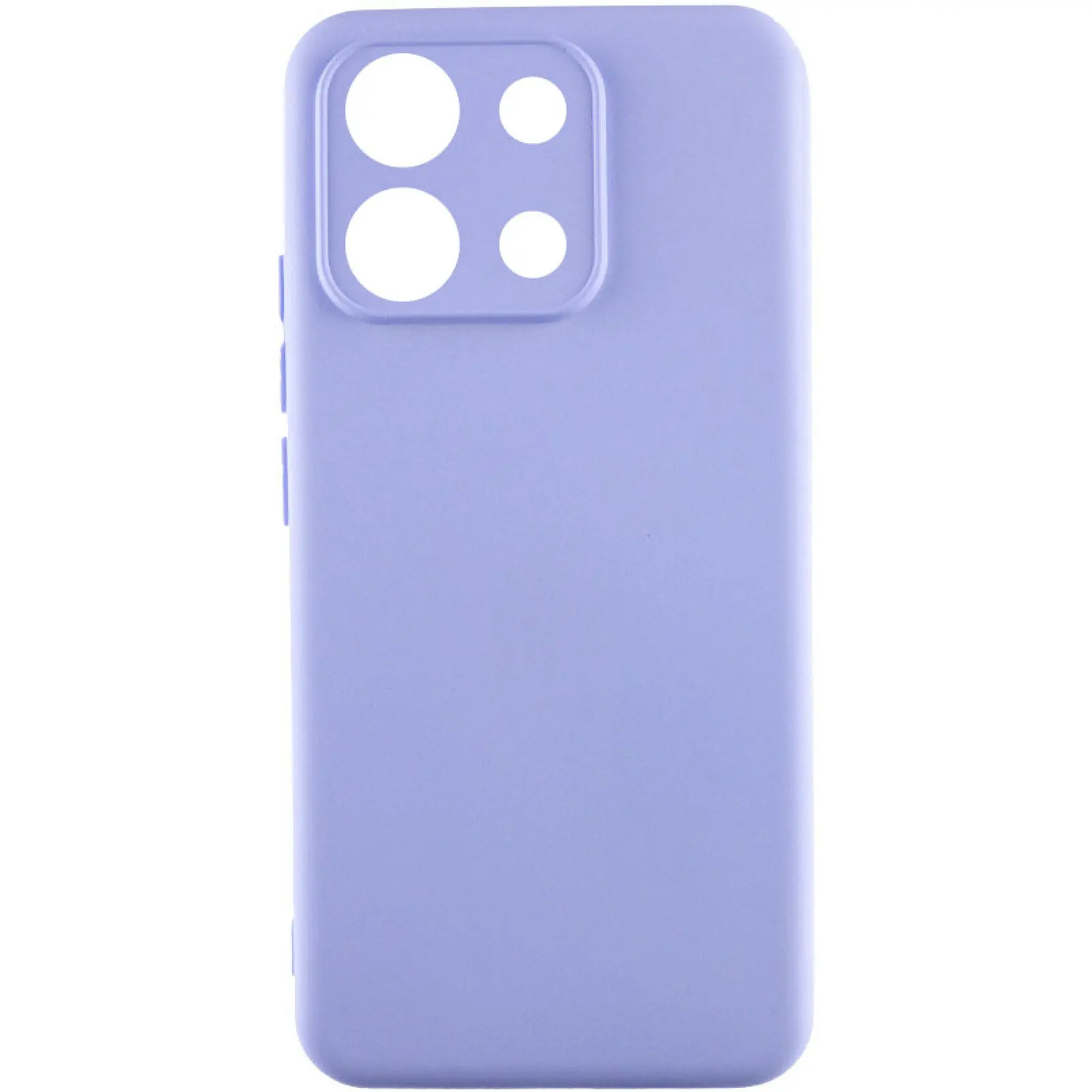 Чохол Silicone Cover Ummi Lakshmi Full Camera (AA) для Xiaomi Redmi Note 13 4G, Бузковий / Dasheen, Силікон, купити оптом з доставкою