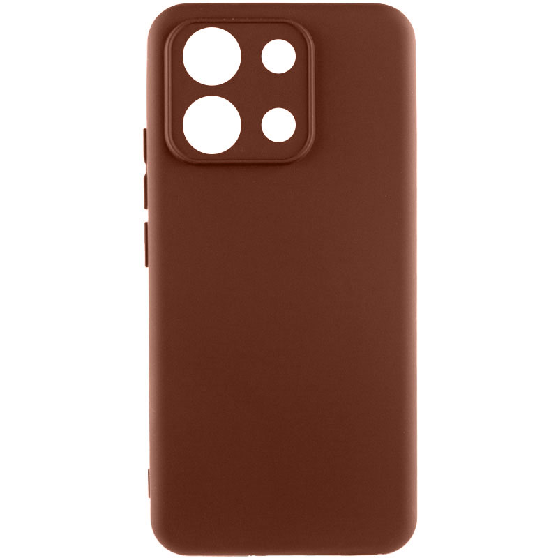Чехол Silicone Cover Ummi Lakshmi Full Camera (AA) для Xiaomi Redmi Note 13 Pro 4G / Poco M6 Pro 4G, Коричневый / Brown, Силикон, купить оптом с доставкой