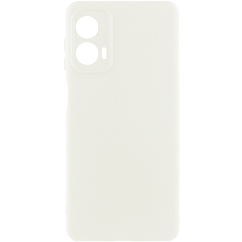 Чехол Silicone Cover Lakshmi Full Camera (AA) для Motorola Moto G24 | Микрофибра на картинке №1