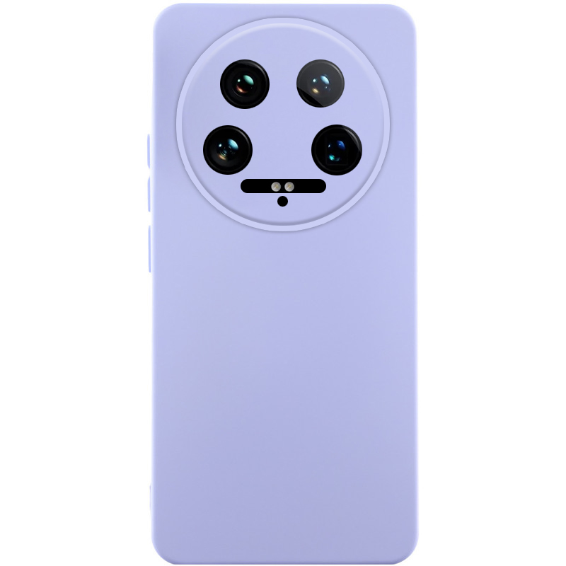 Чехол Silicone Cover Ummi Lakshmi Full Camera (AA) для Xiaomi 14 Ultra, Сиреневый / Dasheen, Силикон, купить оптом с доставкой