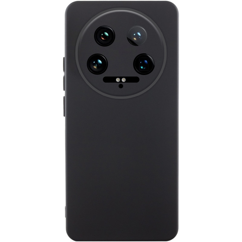 Чехол Silicone Cover Ummi Lakshmi Full Camera (AA) для Xiaomi 14 Ultra, Черный / Black, Силикон, купить оптом с доставкой