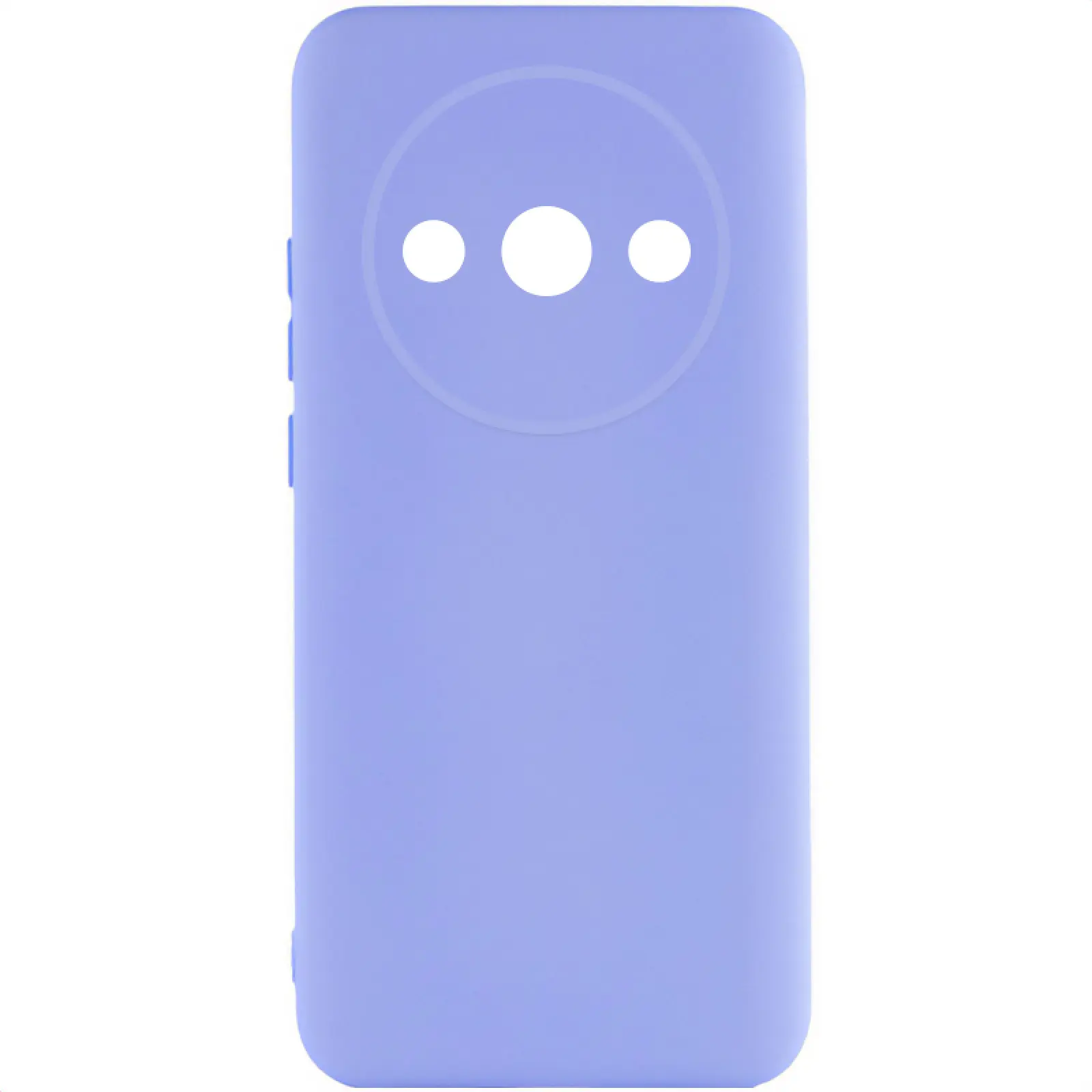 Чохол Silicone Cover Ummi Lakshmi Full Camera (AA) для Xiaomi Redmi A3, Бузковий / Dasheen, Силікон, купити оптом з доставкою