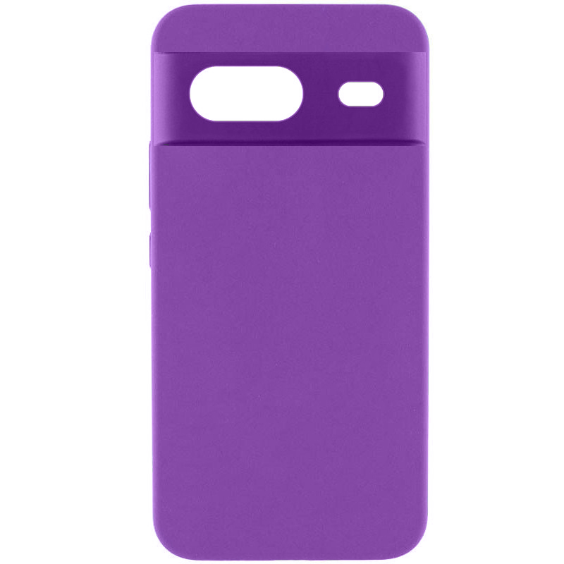 Чехол Silicone Cover Ummi Lakshmi Full Camera (AA) для Google Pixel 8a, Фиолетовый / Purple, Силикон, купить оптом с доставкой