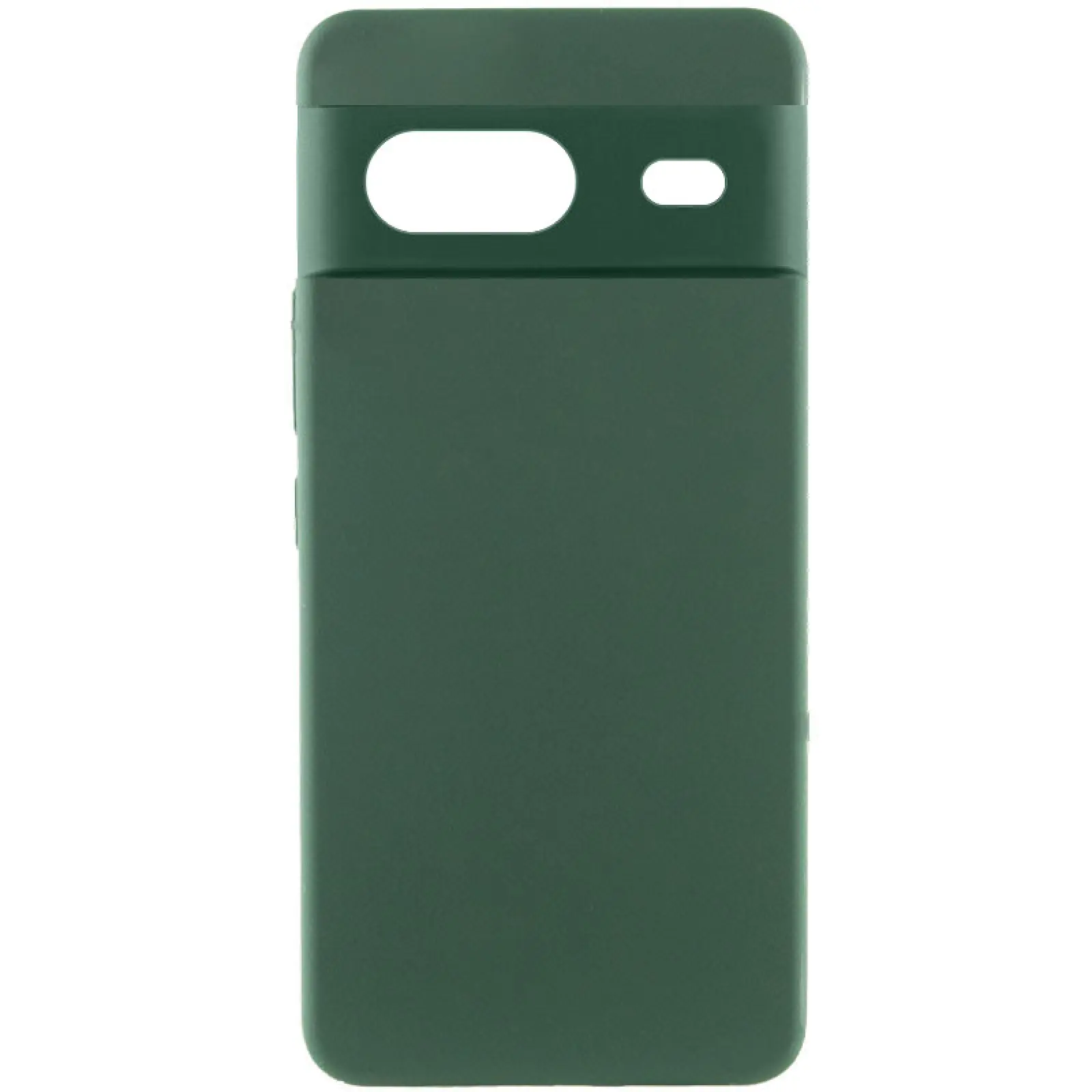 Чехол Silicone Cover Ummi Lakshmi Full Camera (AA) для Google Pixel 8a, Зеленый / Dark green, Силикон, купить оптом с доставкой