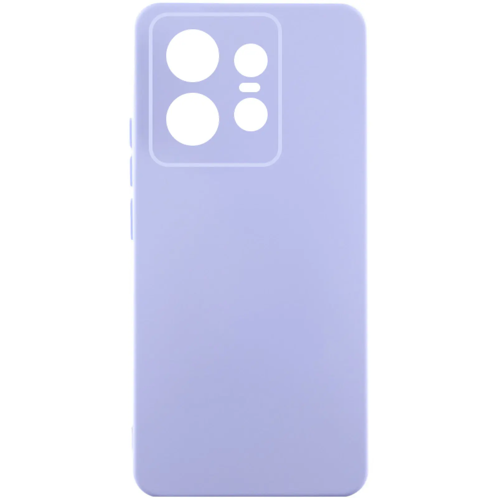 Чехол Silicone Cover Ummi Lakshmi Full Camera (AA) для Motorola Edge 50 Pro, Сиреневый / Dasheen, Силикон, купить оптом с доставкой