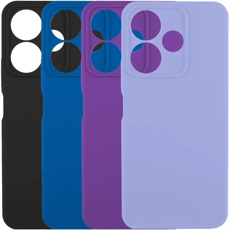 Чехол Silicone Cover Ummi Lakshmi Full Camera (AA) для Xiaomi Redmi 13 4G / Poco M6 4G, Силикон, купить оптом с доставкой