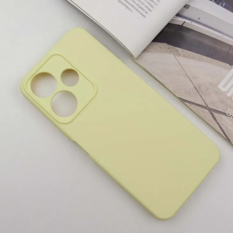 Чехол Silicone Cover Ummi Lakshmi Full Camera (AA) для Xiaomi Redmi 13 4G / Poco M6 4G, Желтый / Mellow Yellow 1, Силикон, купить оптом с доставкой