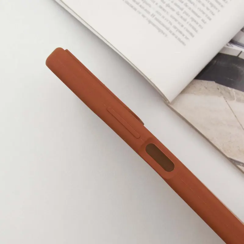 Чехол Silicone Cover Ummi Lakshmi Full Camera (AA) для Xiaomi Redmi 13 4G / Poco M6 4G, Коричневый / Brown 3, Силикон, купить оптом с доставкой