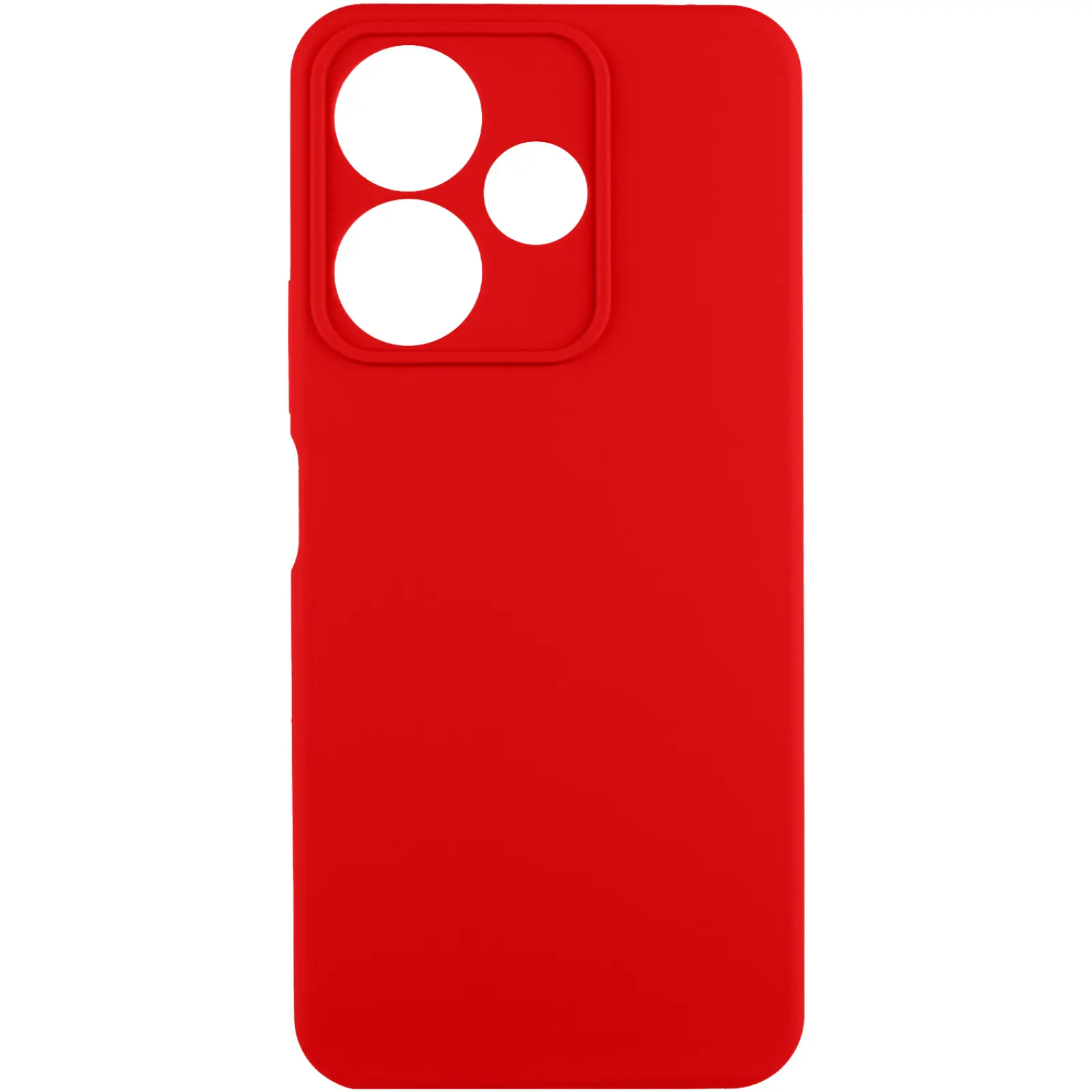 Чехол Silicone Cover Ummi Lakshmi Full Camera (AA) для Xiaomi Redmi 13 4G / Poco M6 4G, Красный / Red, Силикон, купить оптом с доставкой