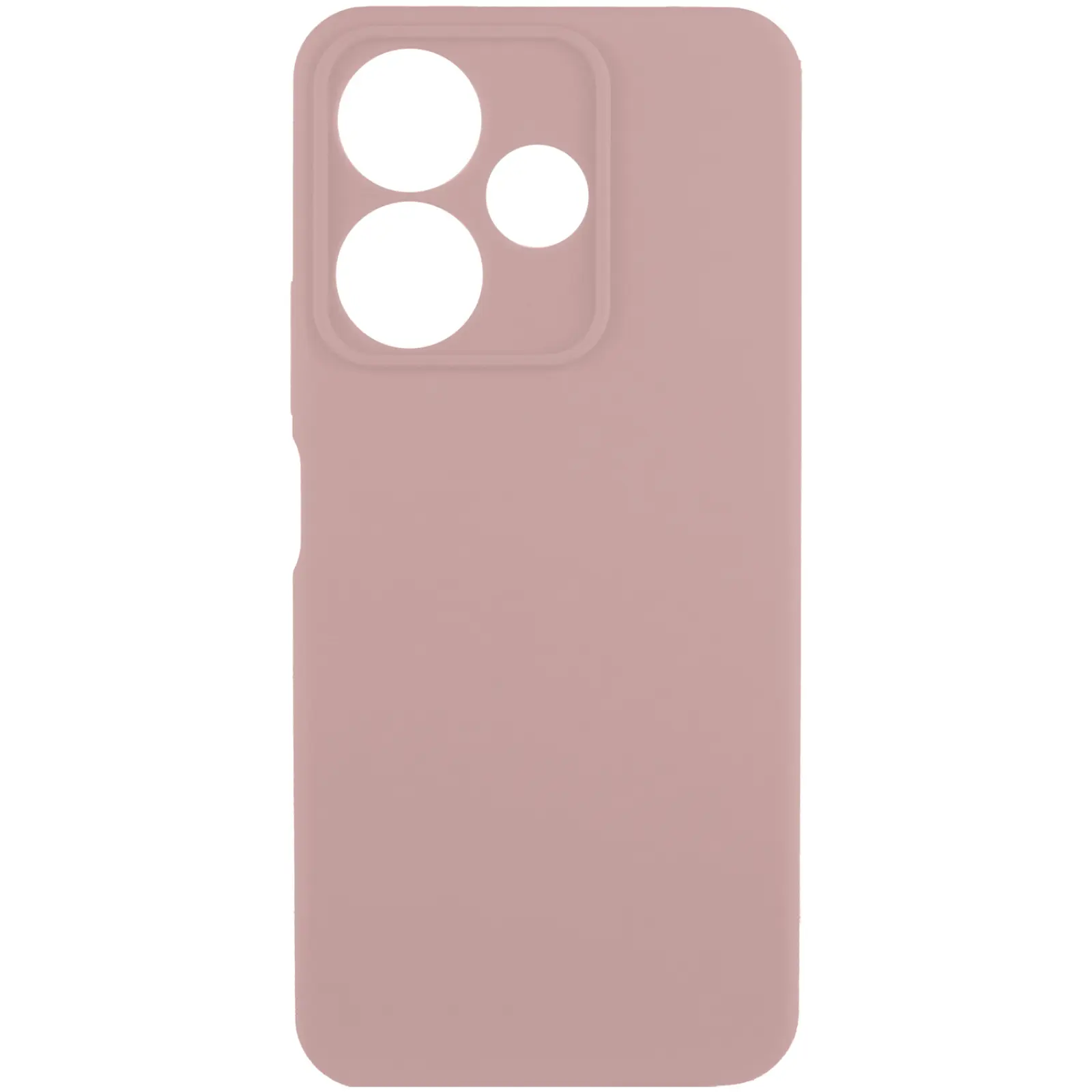 Чехол Silicone Cover Ummi Lakshmi Full Camera (AA) для Xiaomi Redmi 13 4G / Poco M6 4G, Розовый / Pink Sand, Силикон, купить оптом с доставкой