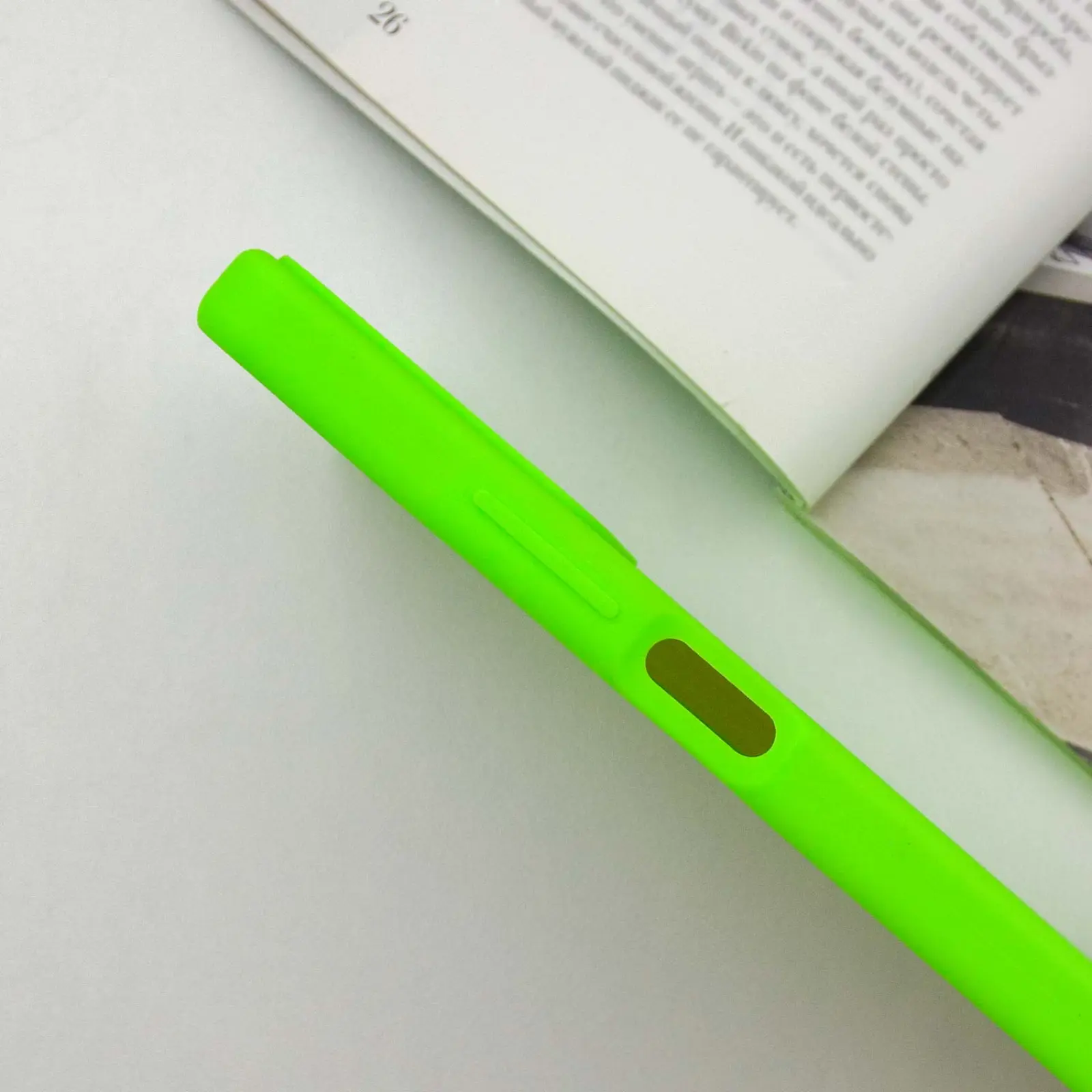 Чехол Silicone Cover Ummi Lakshmi Full Camera (AA) для Xiaomi Redmi 13 4G / Poco M6 4G, Салатовый / Neon Green 4, Силикон, купить оптом с доставкой